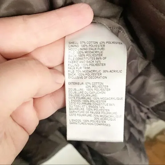 Laundry Shelli Segal Rain Parka Military Style Utility Jacket High Neck Small S - Picture 11 of 13